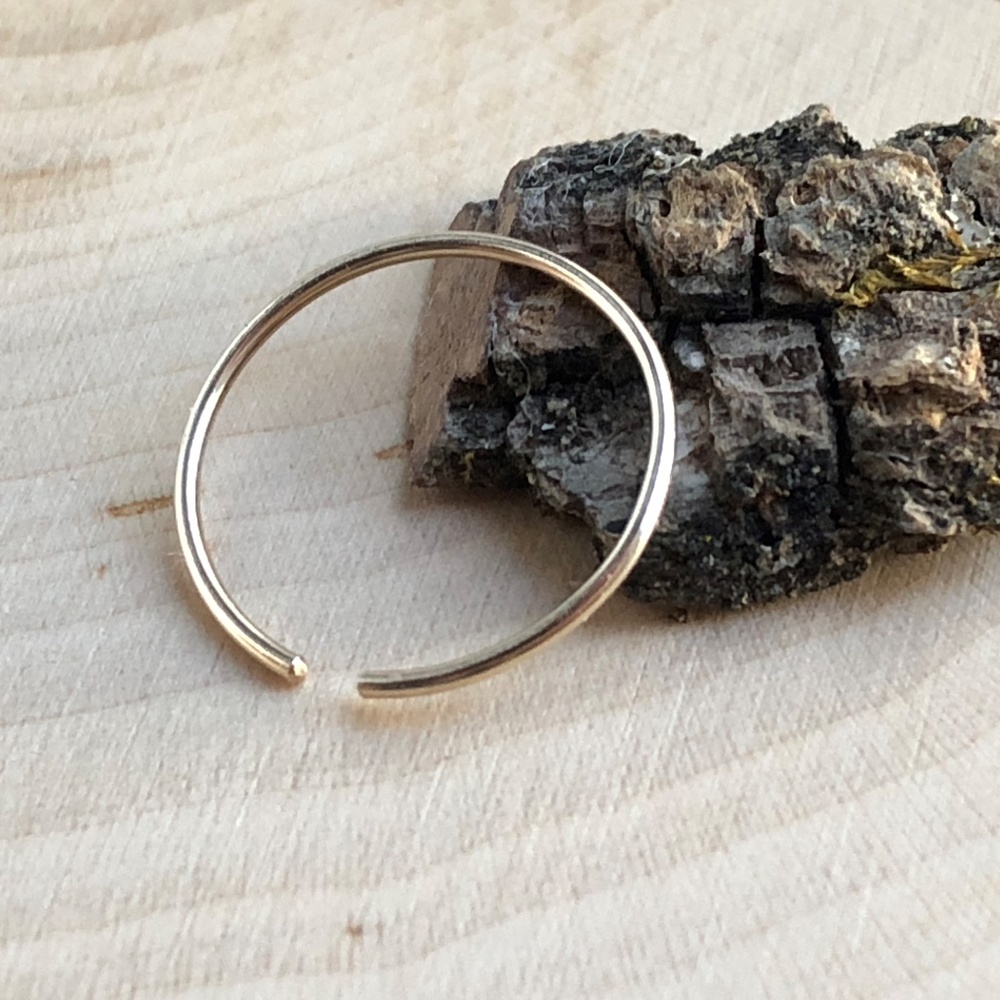 Small Geometric Minimalist Gold Filled Earrings